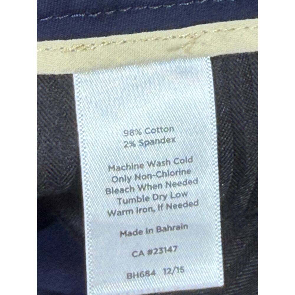 Talbots Womens 8 Blue Chino Walking Shorts Classic Casual Summer Stretch Comfort - Picture 4 of 8